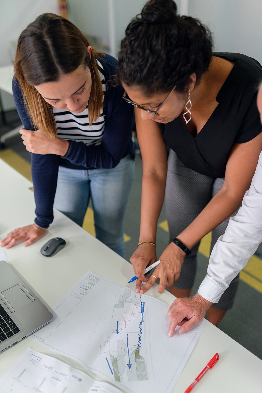 civil engineering blueprint office